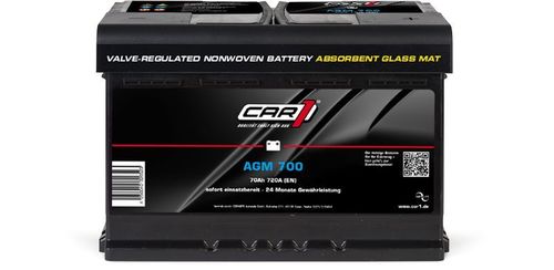 AGM Starterbatterie 70Ah 720A Art.Nr.: AGM 700