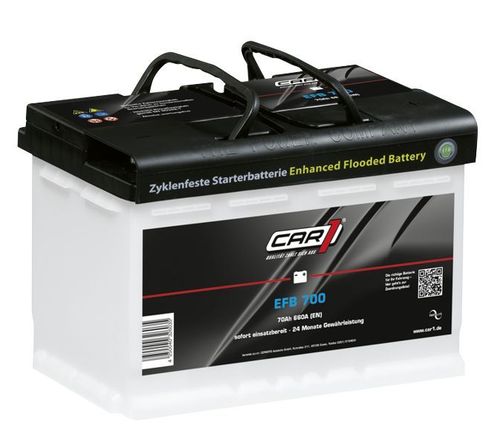 EFB Starterbatterie 70Ah 660A Art.Nr.: EFB 700